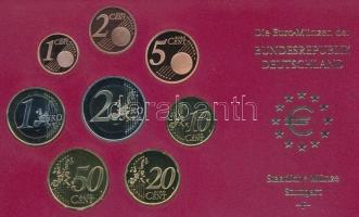 Németország 2003F 1c-2E (8xklf) forgalmi szett műanyag és papírtokban T:PP kis patina
Germany 2003F...