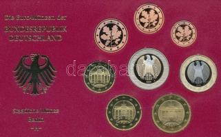 Németország 2004A 1c-2E (8xklf) forgalmi szett műanyag és papírtokban T:PP kis patina
Germany 2004A...