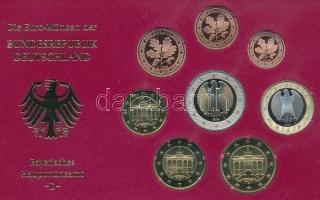 Németország 2004D 1c-2E (8xklf) forgalmi szett műanyag és papírtokban T:PP
Germany 2004D 1 Cent - 2...