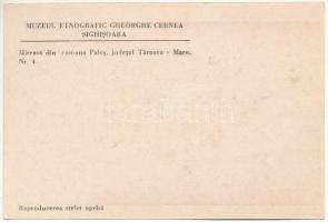 Pálos, Palas, Palos; Mireasa din comuna Palos. Muzeul Etnografic Gheorghe Cernea Sighisoara / Erdély...