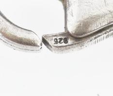 Ezüst(Ag) karkötő, jelzett, h: 23 cm, nettó: 44,5 g