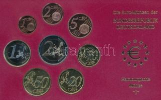 Németország 2004J 1c-2E (8xklf) forgalmi szett műanyag és papírtokban T:PP
Germany 2004J 1 Cent - 2...