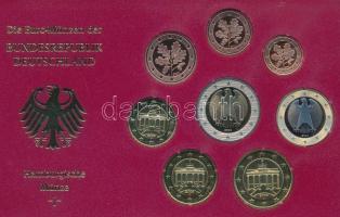 Németország 2004J 1c-2E (8xklf) forgalmi szett műanyag és papírtokban T:PP
Germany 2004J 1 Cent - 2...