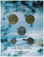 Finnország 1994. 10p - 5M (5xklf) forgalmi sor karton dísztokban T:UNC 
Finland 1994. 10 Pennia - 5...