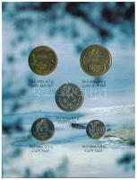 Finnország 1994. 10p - 5M (5xklf) forgalmi sor karton dísztokban T:UNC 
Finland 1994. 10 Pennia - 5...