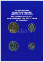 Finnország 1990. 10p - 5M (4xklf) forgalmi sor karton dísztokban T:UNC 
Finland 1990. 10 Pennia - 5...