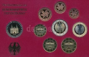 Németország 2006D 1c-2E (8xklf) + 2E "Schleswig-Holstein" forgalmi szett műanyag és papírt...