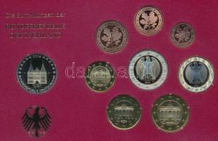 Németország 2006F 1c-2E (8xklf) + 2E "Schleswig-Holstein" forgalmi szett műanyag és papírt...