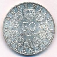 Ausztria 1966. 50Sch Ag "150 éves az Osztrák Nemzeti Bank" T:AU,XF Austria 1966. 50 Schill...