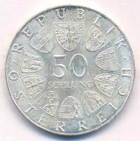 Ausztria 1972. 50Sch Ag "350 éves a Salzburgi Egyetem" T:AU Austria 1972. 50 Schilling Ag ...