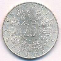 Ausztria 1962. 25Sch Ag "Anton Bruckner" T:XF patina Austria 1962. 25 Schilling Ag "A...