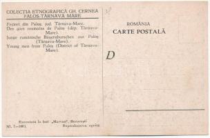 Pálos, Palas, Palos; Feciori din Palos. Muzeul Etnografic Gheorghe Cernea Sighisoara / Erdélyi népvi...