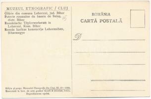 Lehecsény, Leheceni; Olarie / Rumänische Töpferwerkstatt / Román fazekas kemencéje / Transylvanian f...