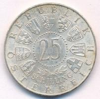 Ausztria 1956. 25Sch Ag "Wolfgang Amadeus Mozart születésének 200. évfordulója" T:XF Austr...