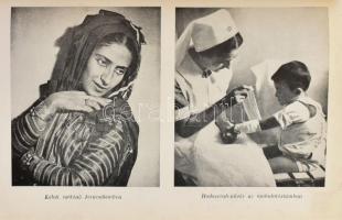 Patai József: Az új Palesztina útjain. Bp., [1938], Múlt és Jövő, 289+3 p.+ 32 t. Fekete-fehér fotók...