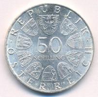 Ausztria 1974. 50Sch Ag "50 éves az osztrák rádió" T:UNC,AU Austria 1974. 50 Schilling Ag ...