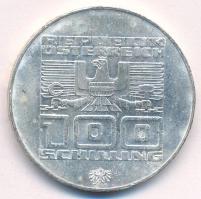 Ausztria 1974. 100Sch Ag "XII. téli olimpia - Innsbruck 1976." T:AU,XF Austria 1974. 100 S...