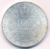 Ausztria 1974. 100Sch Ag "XII. téli olimpia - Innsbruck 1976." T:AU patina Austria 1974. 1...