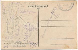 1927 Szinérváralja, Szinér-Váralja, Seini; Erdősi Sylvester János reformátor emlékoszlopa / monument...