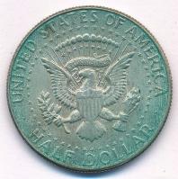 Amerikai Egyesült Államok 1967. 1/2$ Ag "Kennedy" T:AU,XF patina 
USA 1967. 1/2 Dollar Ag...