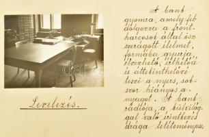 1929 "Dr. Tedeschi Jenő úrnak a Magyar Általános Hitelbank soproni fiókja főnökének tisztelette...