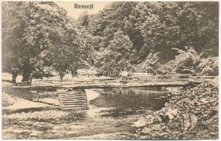 Jádremete, Remecz (Remete), Remeti; fahíd / wooden bridge