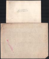 cca 1930-40 BSzKRT (Beszkárt) dalárda, 2 db fotó, egyik Schäffer Gyula, másik "Orelly" pec...