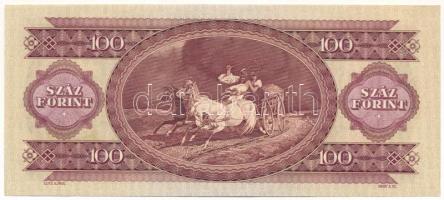 1975. 100Ft nyomdai papírráncokkal C:UNC,AU Adamo F33