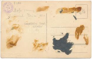 Brassó, Kronstadt, Brasov; Sanatorul Toria / szanatórium / sanatorium. Adler photo (ragasztónyom / g...