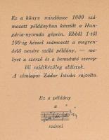 Bálint Lajos: Támár. Színjáték 9 képben. A szerző, Bálint Lajos (1886-1974) által DEDIKÁLT példány. ...