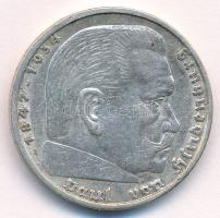 Német Harmadik Birodalom 1938A 2M Ag "Hindenburg" T:XF German Third Reich 1938A 2 Mark Ag "Hindenburg" C:XF Krause KM#93