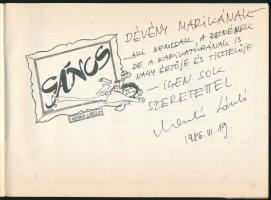 Menkó László: Gáncs. (Bp., 1986), szerzői kiadás, 31 sztl. lev. Kiadói illusztrált papírkötés, Menkó...