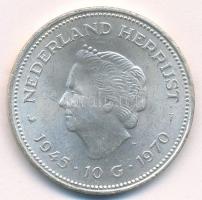 Hollandia 1970. 10G Ag "Julianna" T:AU Netherlands 1970. 10 Gulden Ag "Juliana" ...