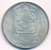 Csehszlovákia 1980. 100K Ag "Szpartakiád Játékok" T:AU patina Czechoslovakia 1980. 100 Kor...