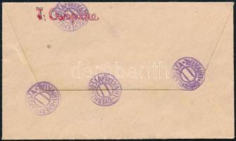 Gyermekposta levél Turul gyerekposta bélyegekkel