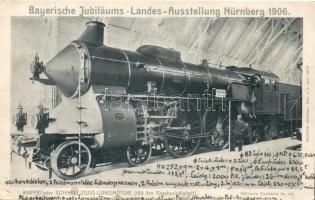 Nürnberg Bavarian Expo 1906 Locomotíve