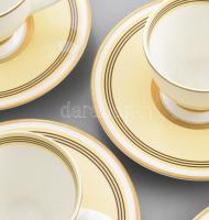 Villeroy & Boch Vivian Gold 12 személyes mokkás és teás készlet. Aranyozott, jelzett, hibátlan. ...