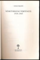 Golo Mann: Németország története 1919-1945. Ford.: Kajtár Mária. Bp., 1997, Balassi Kiadó. Kiadói pa...