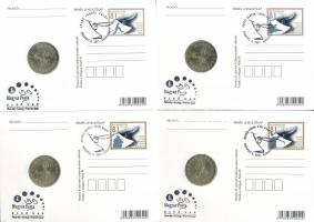 2001. 200Ft Cu-Zn (4xklf) az "Ifjúsági Irodalom" sorozat különböző emlékkiadásai: "To...