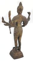 Durga. Kambodzsa, XIX. sz. vége. Öntött bronz, m: 33 cm