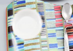 Villeroy & Boch 6 személyes exkluzív porcelán mokkás készlet, hozzá való kanállal. Matricás, jel...