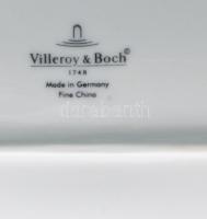 Villeroy & Boch 3 személyes exkluzív porcelán mokkás készlet, 1 dbhozzá való kanállal. Matricás,...