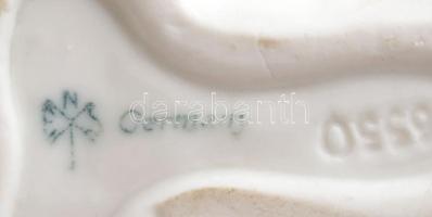 Karl Ens rózsa figura, porcelán, jelzett, hibátlan, 6x8x6 cm