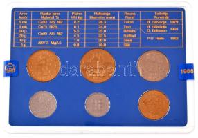 Finnország 1986. 5p-5M (6xklf) forgalmi sor plasztik tokban T:UNC
Finland 1986. 5 Pennia - 5 Markka...
