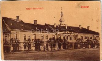 1920 Rozsnyó, Roznava; Fekete Sas szálloda. Búfy János kiadása / hotel (vágott / cut)