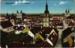 1916 Nagyszombat, Tyrnau, Trnava; látkép / general view (EK)