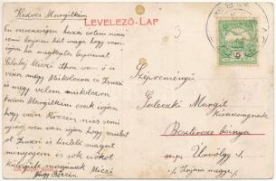 Nagyrőce, Nagy-Rőcze, Gross-Rauschenbach, Velká Revúca; Nagyvendéglő. Bogár Miklós kiadása / restaur...