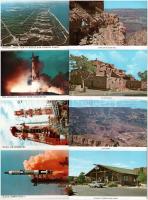 10 db MODERN amerikai leporellós képeslap / 10 modern American (USA) leporello postcards