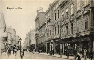 Zagreb, Agram, Zágráb; Ilica / street view, shop of Antun Goldschmiedt