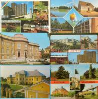 Kb. 100 db MODERN magyar város képeslap / Cca. 100 MODERN Hungarian town-view postcards